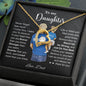 To My Daughter From Dad - Forever Love Necklace