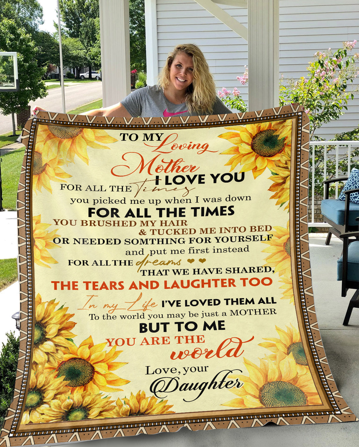 To My Mother | Cozy Plush Fleece Blanket - 50x60