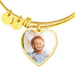 Mother, Grandmother, Mother to Be,  Ultrasound Custom Photo Bracelet – Personalized Jewelry – Heart Charm